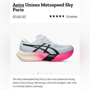 Asics Gray and Neon Pink Athletic Shoes